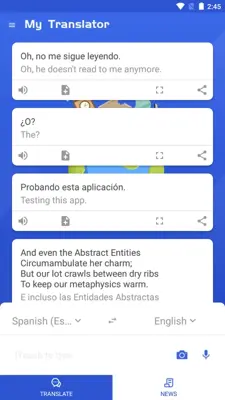 Chao Translate android App screenshot 4