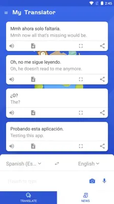 Chao Translate android App screenshot 5